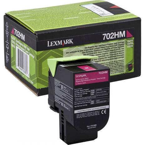 Toner Εκτυπωτή Lexmark 70C2HM0 High Yield Magenta -3k Pgs